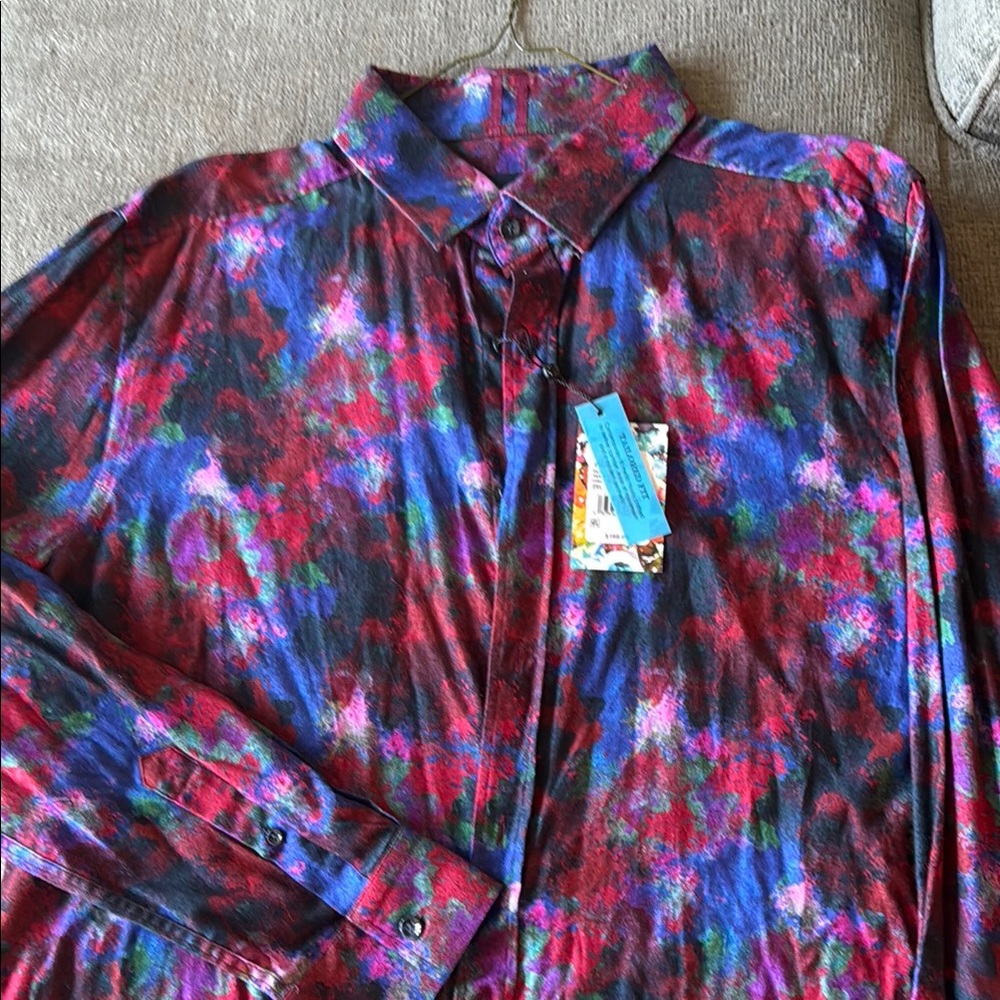 Robert Graham Multicolor Abstract Shirt
